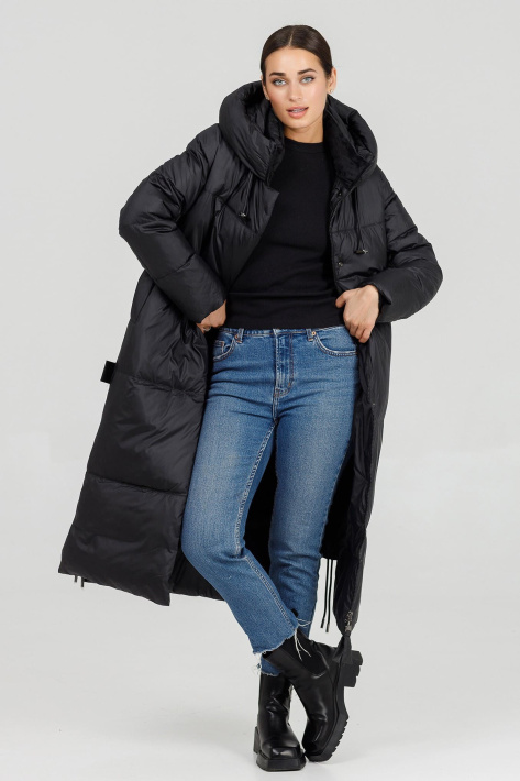 Брендовый пуховик одеяло женский на высокой девушке Брендовый пуховик одеяло бантик 018