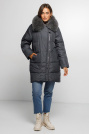 Пуховик з хутром на блискавці Пуховик з хутром 1031-13