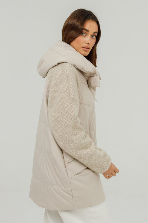 Куртка кокон збоку Куртка з рукавами під ангору 10610-1