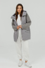 Куртка реглан сірого кольору Куртка з рукавами під ангору 10610-10