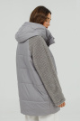 Куртка реглан сіра зі спини Куртка з рукавами під ангору 10610-13
