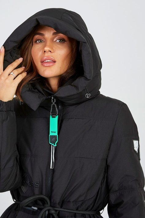 Пуховик приталений в деталях Пуховик приталений 1116-10