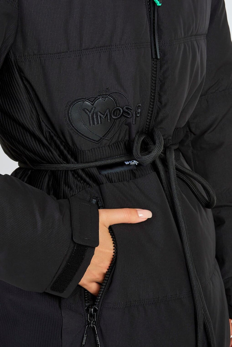 Пуховик приталений з вишивкою Пуховик приталений 1116-12