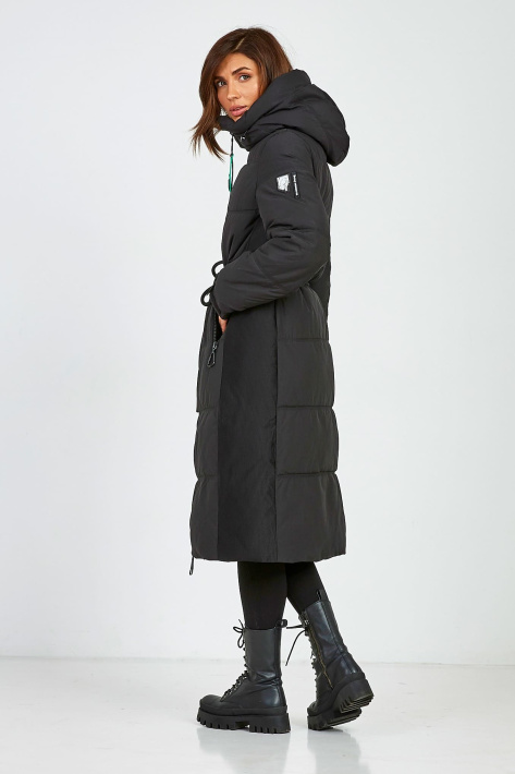 Пуховик приталений збоку Пуховик приталений 1116-5