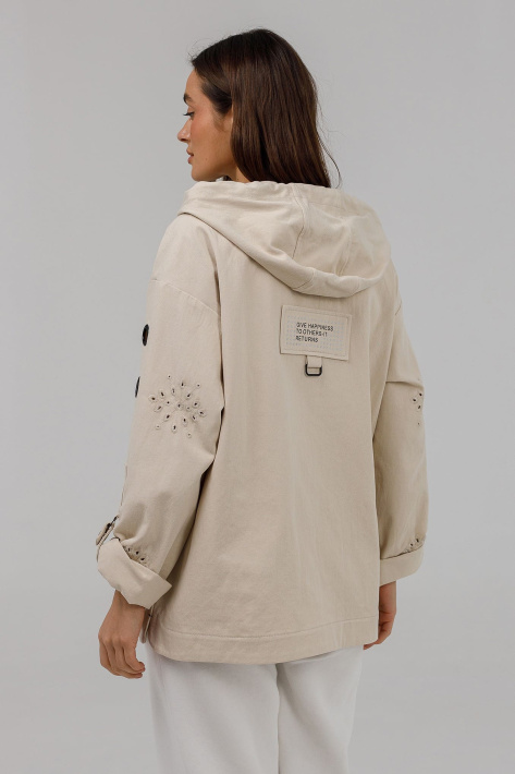 Вітровка-толстовка бежева Вітровка-толстовка 1150-01-5