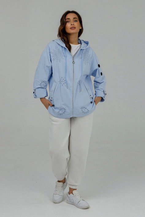 Вітровка-толстовка блакитна Вітровка-толстовка 1150-24-1