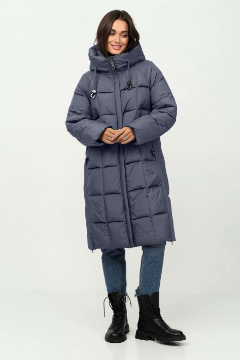 Пуховик стильний жіночий зимовий в графіті Пуховик стильний 118-880