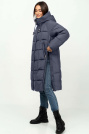 Пуховик стильний жіночий на блискавках по бокам Пуховик стильний 118-890