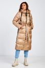 Пуховик Yimisis довгий Пуховик Yimisis 1227-camel-11