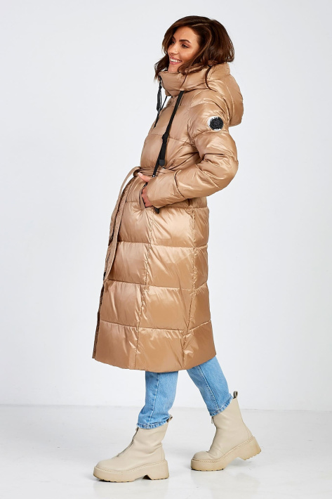 Пуховик Yimisis з боку Пуховик Yimisis 1227-camel-12