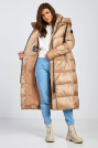 Пуховик Yimisis розстібнутий Пуховик Yimisis 1227-camel-3