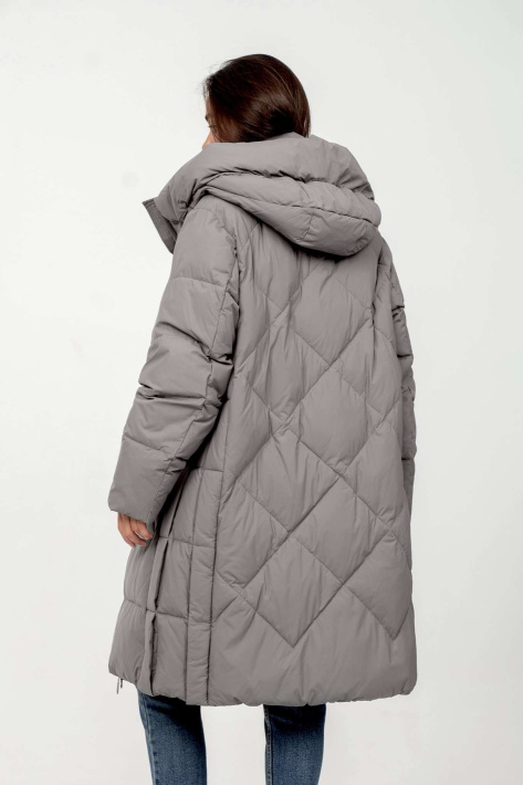 Пуховик жіночий батал фото 3 Пуховик великих розмірів 125-13