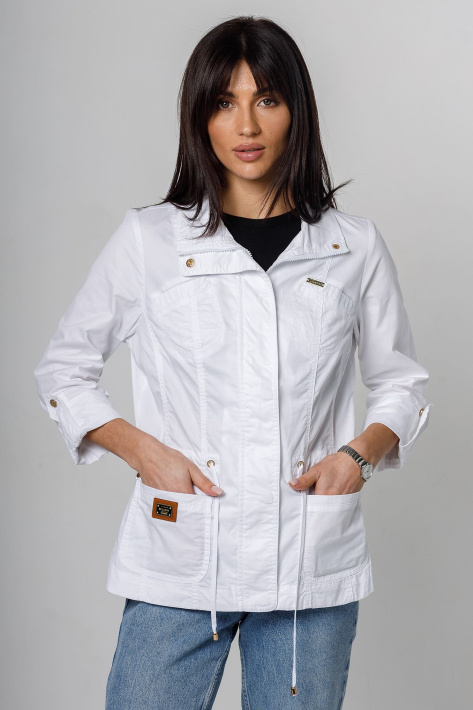 Ветровка белая хлопковая Ветровка белая 180-1