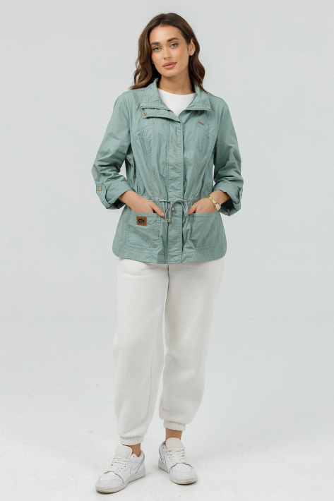 Вітровка жіноча фісташкова з бавовни Ветровка catton 180-6