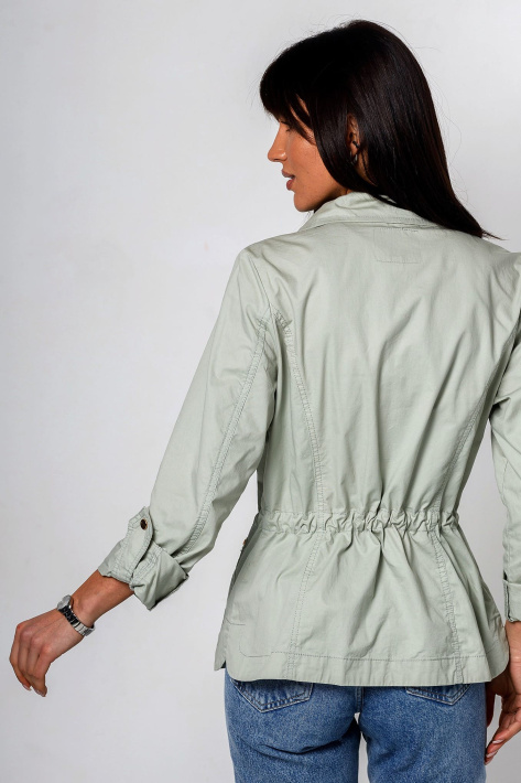 Ветровка коттонова м'ятна зі спини Ветровка мята 180-2