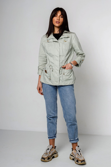 Ветровка коттонова м'ятна на дівчині Ветровка мята 180