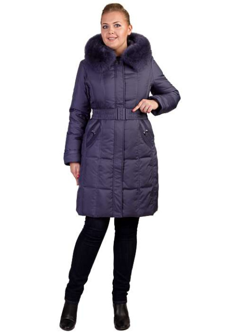 Качественное зимнее женское пальто большого размера пуховик Decently 13В44