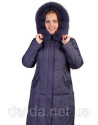 Качественное зимнее женское пальто большого размера стильное Decently 13В44