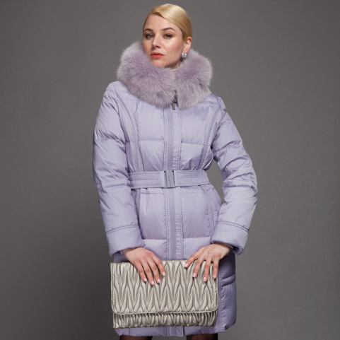 Пуховики женские пальто стильное распродажа Decently 13В1209