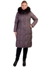 Женскыие длинные пальто класическое с богатим мехом Decently 13В1235-1