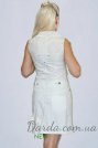 Белое платье до колен Sale Cathyni сафари