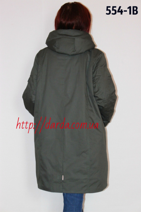 Джинсовая куртка женская Mishele 554 с капюшоном больших размеров Джинсовая куртка женская Mishele 554 с капюшоном