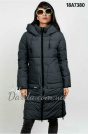 Пуховик чёрный с капюшоном Snow Owl 18А7380  Пуховик чёрный с капюшоном Snow Owl 7380-2018-2019
