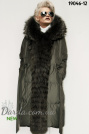 Пуховик одеяло Oversized цвет хаки Mishele 19046 Пуховик одеяло Oversized Mishele 19046 хаки