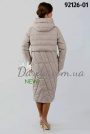 Зимнее пальто одеяло женское Damader 92126 фото 2