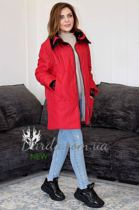 Осенняя куртка женская большого размера Button 328 Осенняя куртка большого размера для женщин Button 328