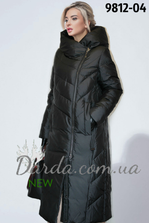 Пуховик женский большого размера Q-Poem 9812 черный Пуховик женский большого размера Q-Poem 9812 фото 3