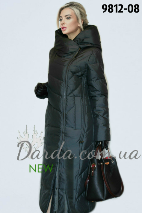 Пуховик женский большого размера Q-Poem 9812 изумрудный Пуховик женский большого размера Q-Poem 9812 фото 1