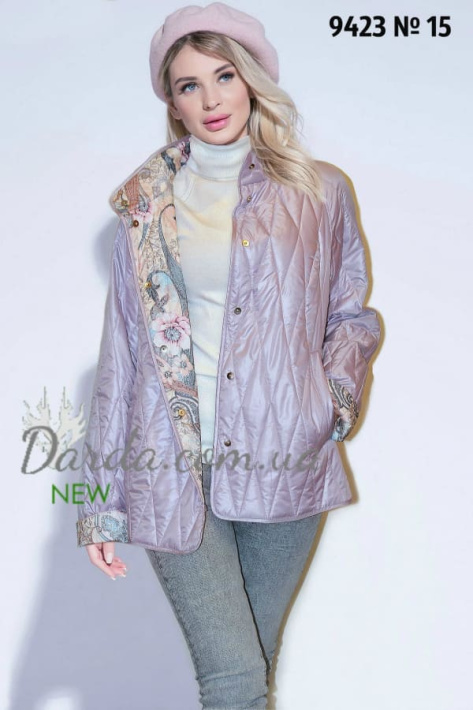 Стёганый жакет Astrid 9423 сиреневый Стёганый жакет Astrid 9423 фото 1