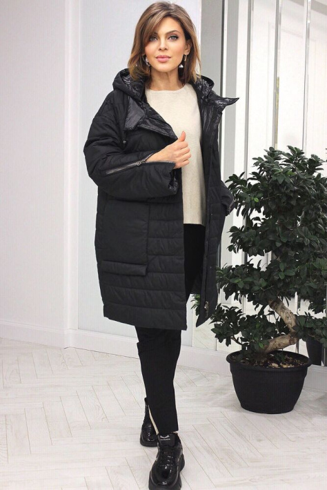 Куртка больших размеров с разрезами на рукавах Куртка больших размеров 1021