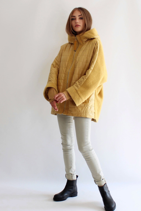Куртки Батал женские желтые 9403