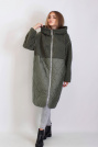 Пальто кокон oversize Plus Size 7542-081
