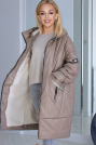Пальто кокон Plus size 9790-1