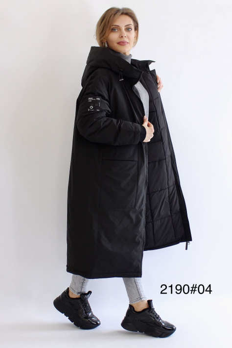 Парка Tongcoi черная сбоку Парка Tongcoi 2190-043