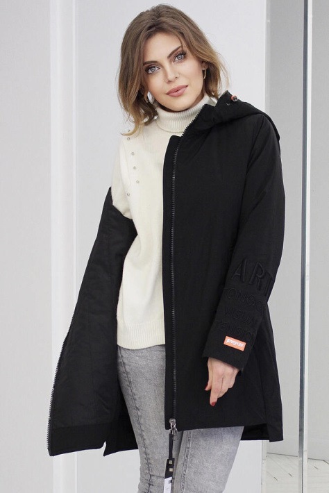 Парка весенняя короткой длины 7117-04 Парка весенняя короткая 7117