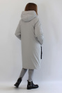 Парка зимняя светлая сзади Парка зимняя oversize 51061-07