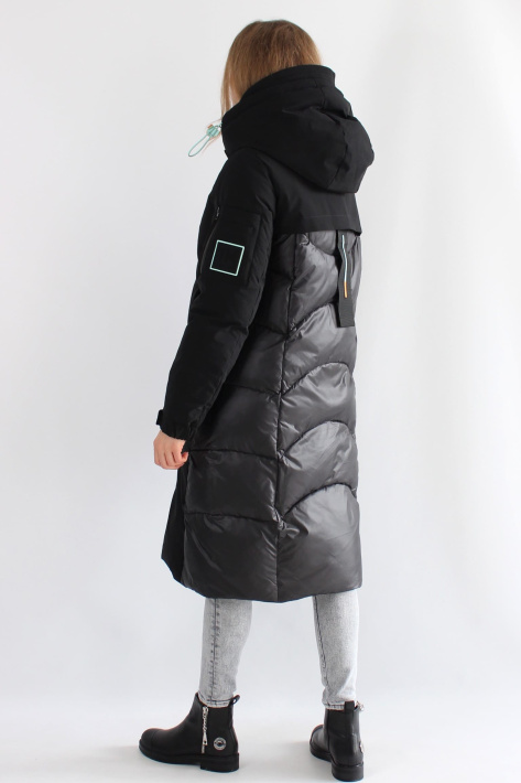 Пуховик парка с кокеткой сзади Пуховик парка 3218-n-17