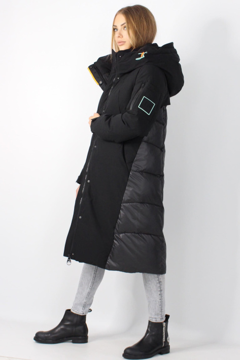 Пуховик парка с карманом на рукаве Пуховик парка 3218-n-3
