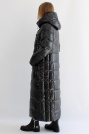 Пуховик длинный силуэтный 22802-041-1