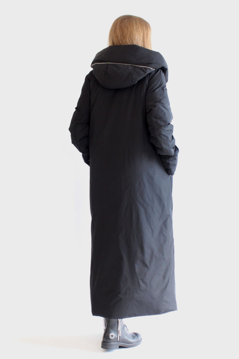 Пуховик для высоких женщин на фото сзади Пуховик для высоких 7815-04