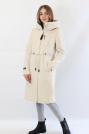 Молодёжное пальто белое 22759-5