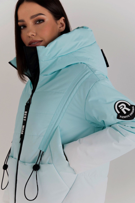 Куртка спорт шик градиент лагуна Куртка спорт шик 22902-183