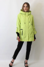 Ветровка женская цвета лайм Ветровка большого размера 2315-08