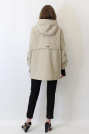 Ветровка большого размера бежевая с капюшоном Ветровка большого размера бежевая 2315