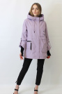 Ветровка большого размера лилового цвета Ветровка большого размера лиловая 2315-1