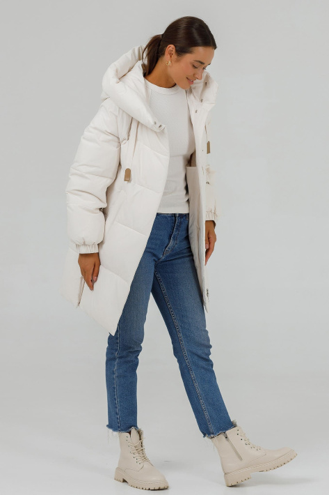 Зимова куртка-зефірка вершкова Зимова куртка-зефірка 23418-01-7